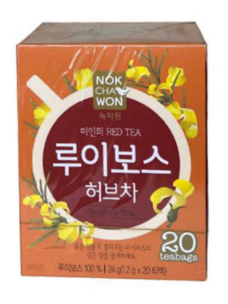 Чай красный ройбуш в пакетиках Nokchawon Rooibos 20 пак
