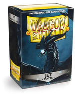 Dragon Shield - Черные матовые протекторы (JET) 100 штук