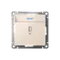 Выключатель карточный с подсветкой, без задержки отключения Systeme Electric AtlasDesign Бежевый ATN000267