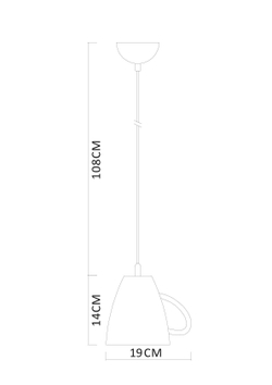 Светильник подвесной Arte Lamp Caffetteria A6605SP-1WH