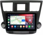 Магнитола для Toyota Highlander 2 2007-2013 XU40 - Canbox 1087 Android 10, SIM-слот (крутилки активные)