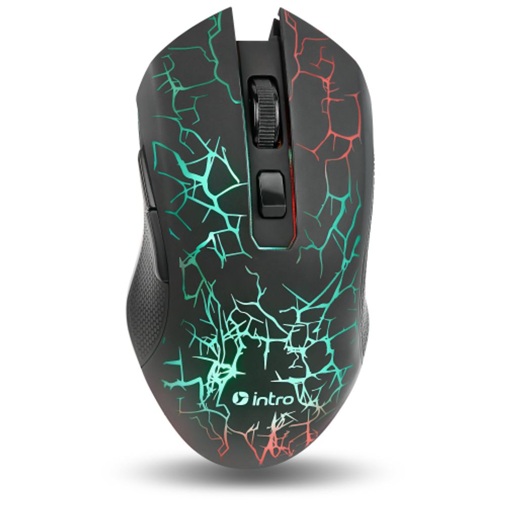 Мышь Intro MW575 беспроводная игровая 800-1600dpi черная | Мыши