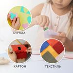 Клей-карандаш "Зверята: кошка, мышка, хрюшка", 9 г, фигурный колпачок, 3 шт./блистер, BRAUBERG KIDS, 271141