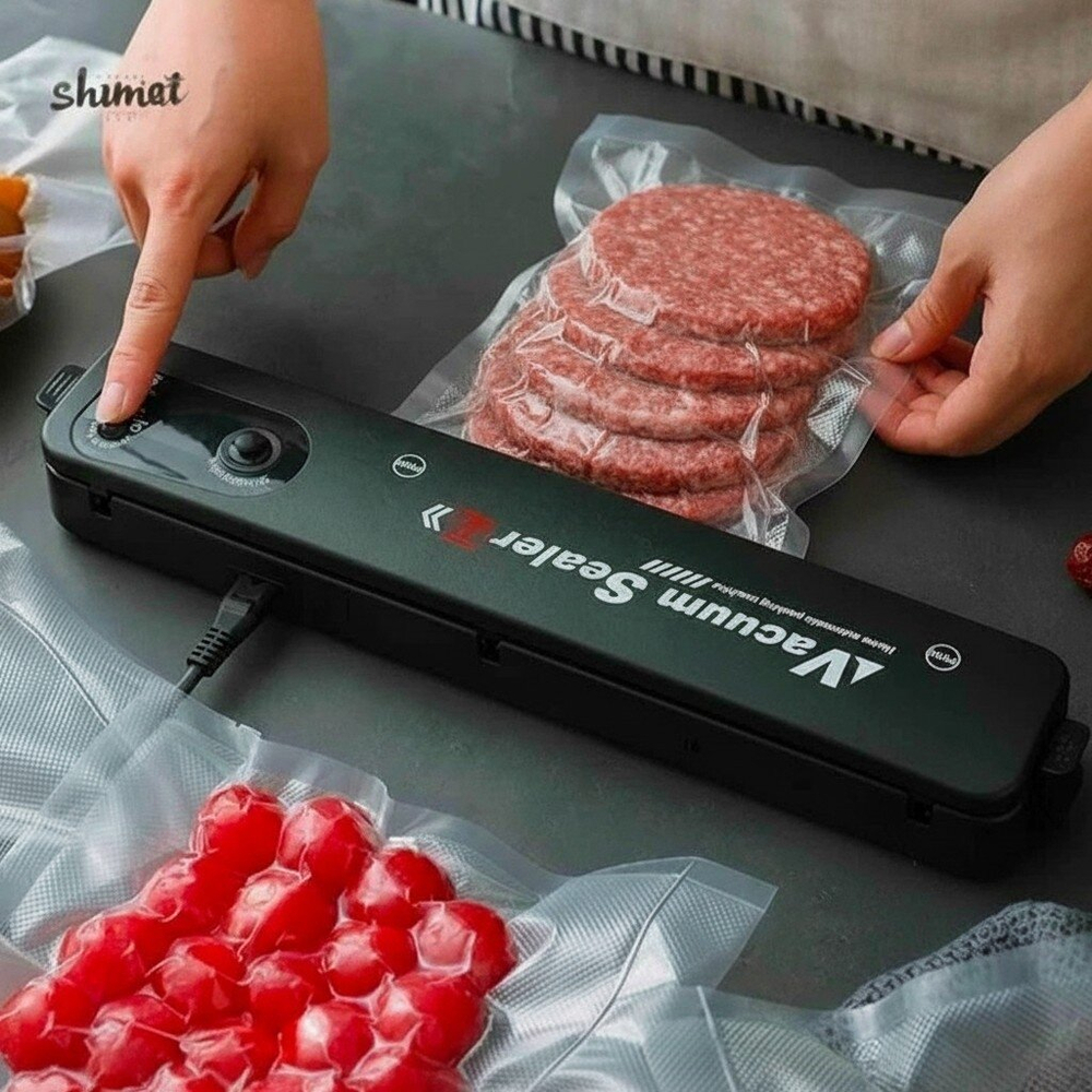 Вакуумный упаковщик "Vacuum Sealer " Фабричное качество , пластик, с функцией уплотнения, 90 Вт