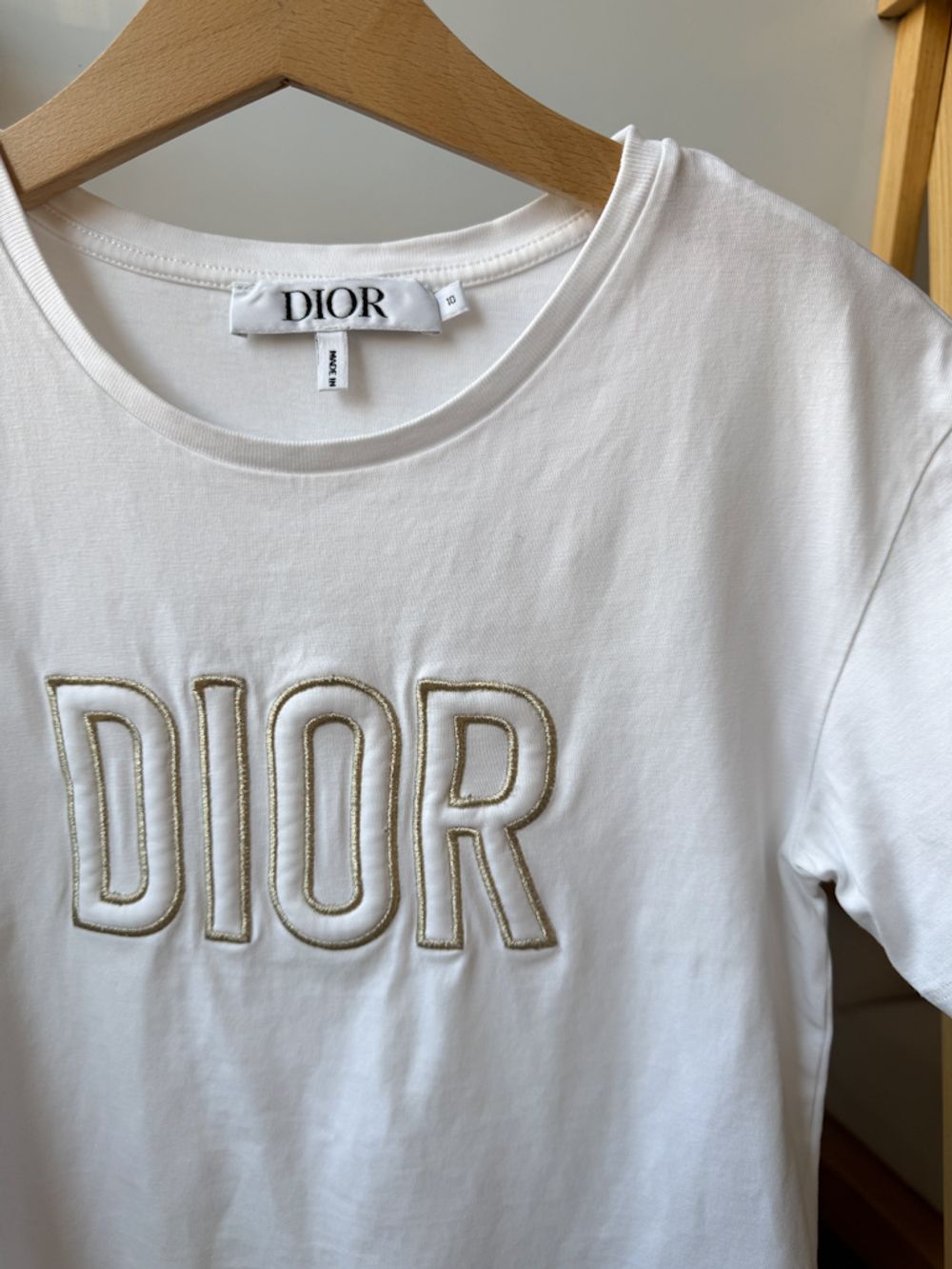 Хлопковая футболка Dior, 140