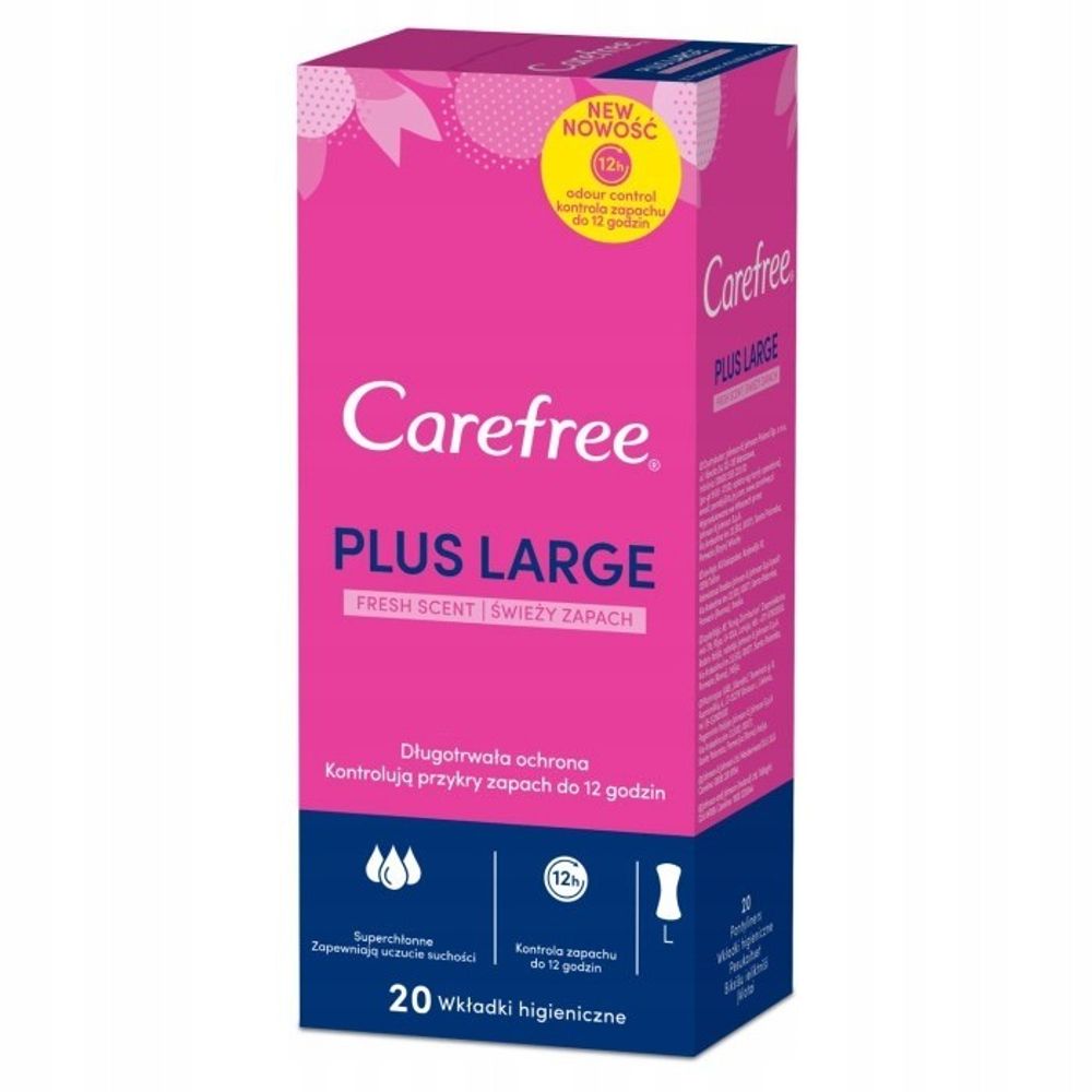 Прокладки Carefree Plus Large 3к 20шт
