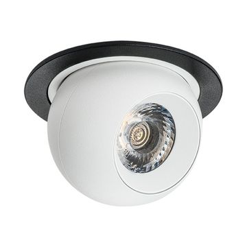 Комплект из светильника и рамки 9W 3000K i61762 чёрный/белый InteroBall Lightstar