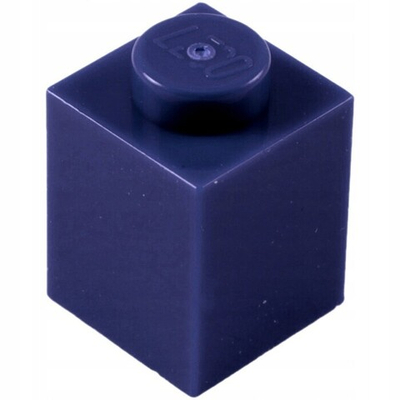 Lego Кирпич 1х1 (темно-синий) 4255413