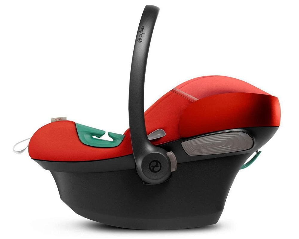 Коляска Cybex Balios S Lux SLV complete Aton S2 Hibiscus Red Base One 4 в 1 Stone Grey с дождевиками