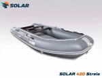 Лодка надувная моторная solar-420 strela jet tunnel