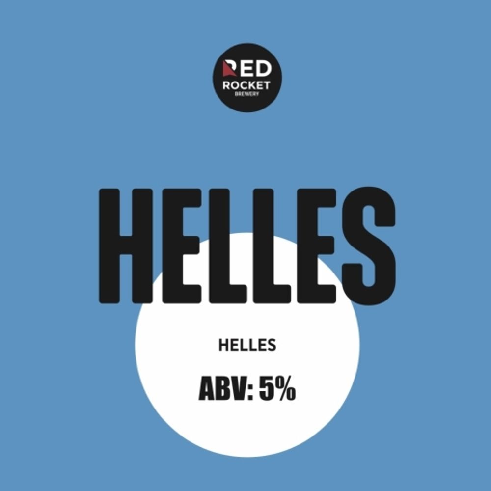 Пиво Рэд Рокет Хеллес / Red Rocket Helles 30л - кег