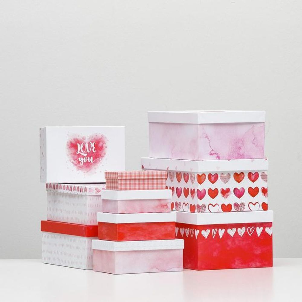 Подарочная коробка "LOVE 14 х 8,5 х 6 см.