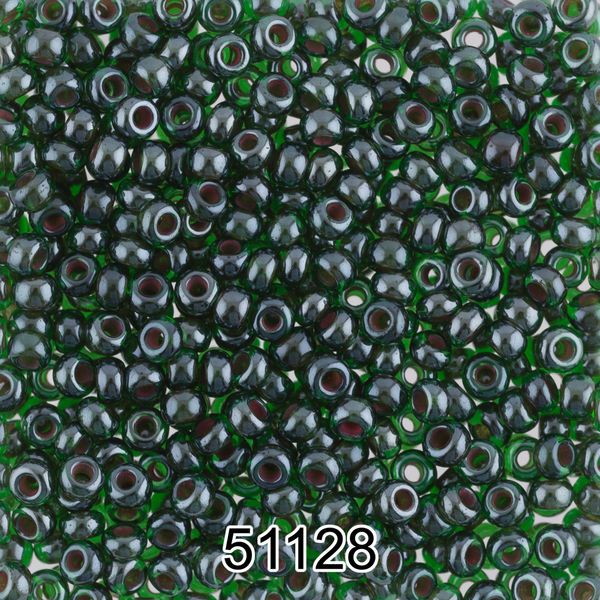 Бисер Preciosa 10/0 (2.3 мм), 500 г, 51128 (Ф060) хаки