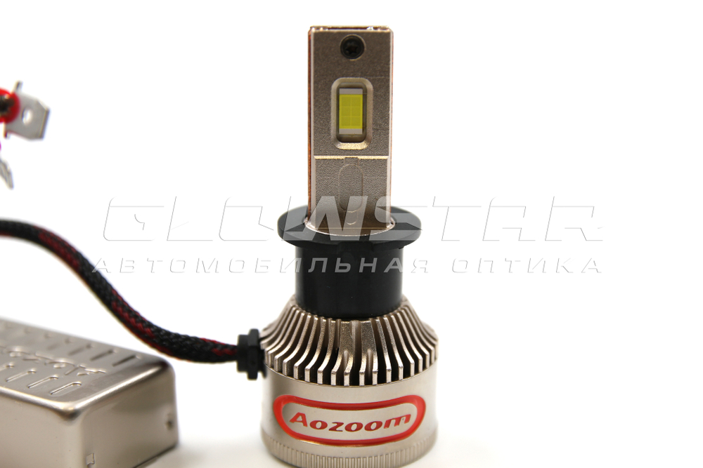 Aozoom P10 H3 с вентилятором 12V 55W 3500Lm (комплект, 2шт)