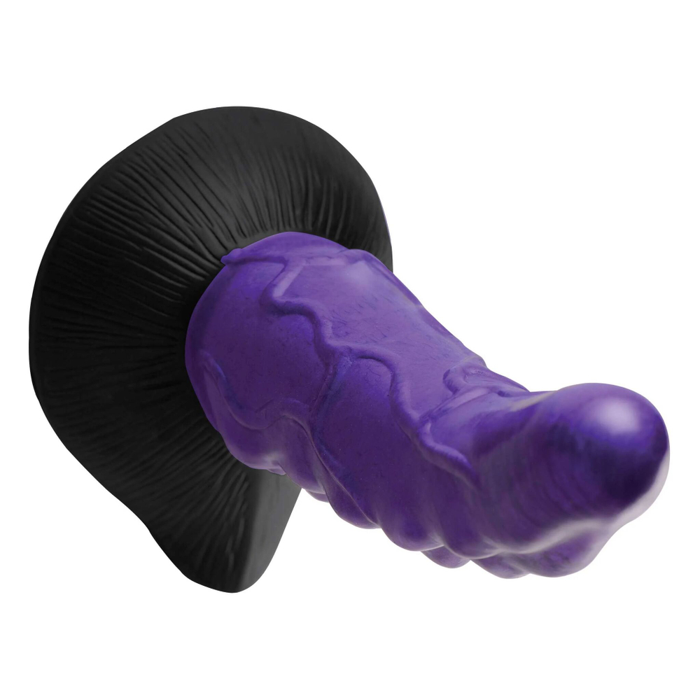 Фантазийный фаллоимитатор Orion Invader Veiny Space Alien Silicone Dildo - 18,4 см. (Цвет: фиолетовый)