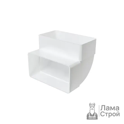 Колено КВП 55 × 110 вертикальное пластик ERA
