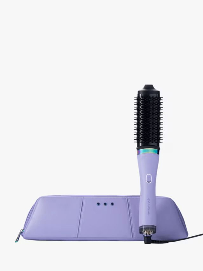 Фен-щётка ghd Duet Blowdry Galactic Lilac с термостойкой косметичкой и щёткой для чистки (набор)