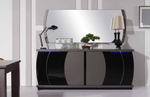 Буфет FLY 711 Cinza/Preto IDC