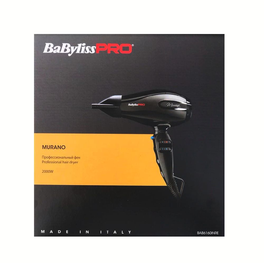 Профессиональный фен BaByliss PRO Murano Ionic BAB6160INRE 2000w - 5