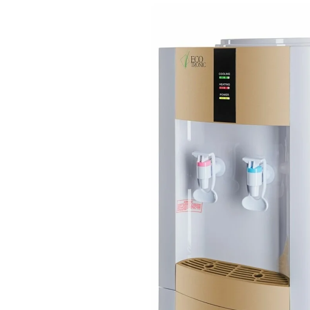Кулер для воды Ecotronic H1-LCE Gold со шкафчиком