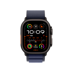 Apple Watch Ultra 2 GPS + Cellular, 49 мм, корпус из черного титана, ремешок Alpine темно-синего цвета, размер M
