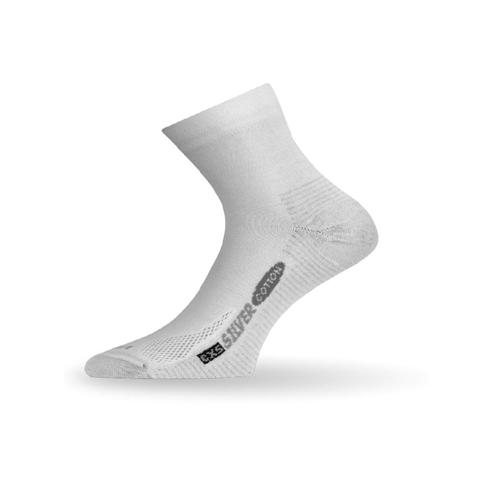 Носки Lasting CXS 001, cotton+polyamide, белый, размер M , CXS001M