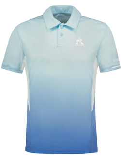 Мужское теннисное поло Le Coq Sportif Tennis Performance - небесный