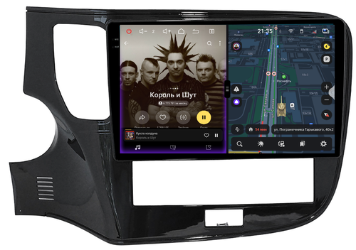 Магнитола для Mitsubishi Outlander 3 2020-2022 - Redpower 85256 PRO/PROmax ТОП звук, 2K QLED, Android 14, Быстрейшая, CarPlay, 4G SIM-слот