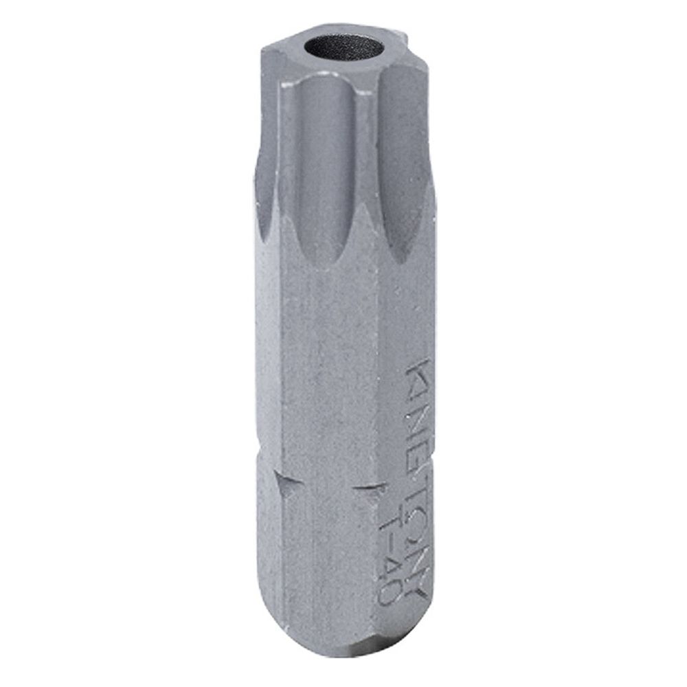 Вставка (бита) торцевая 1/4", TORX с отверстием, T40, L = 25 мм KING TONY 102540U Вставка (бита) торцевая 1/4", TORX с отверстием, T40, L = 25 мм KING TONY 102540U