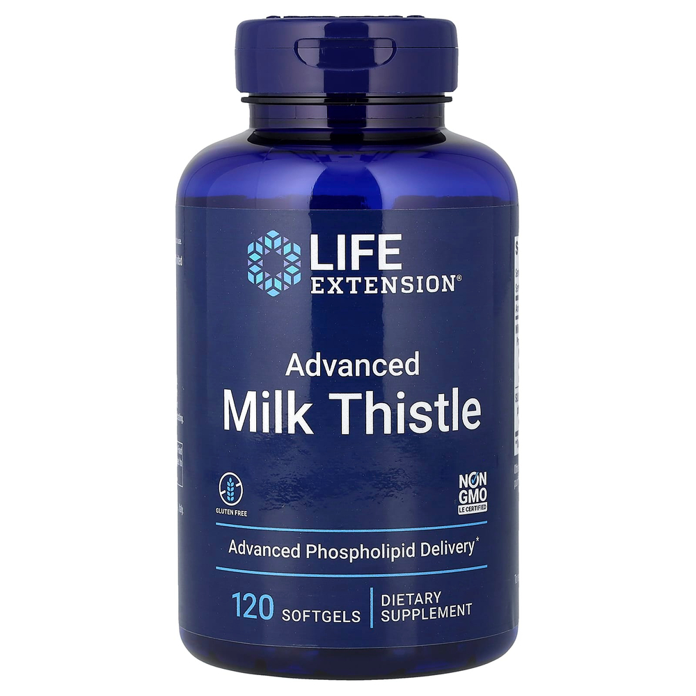 Life Extension, улучшенная формула расторопши, 120 капсул