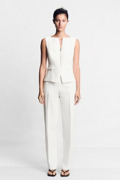 ЖИЛЕТ С ВЫРЕЗОМ-ЛОДОЧКОЙ И МОЛНИЕЙ — ZARA