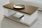Журнальный стол Nora 2055 Arena mate/Blanco mate/Tilo Disemobel