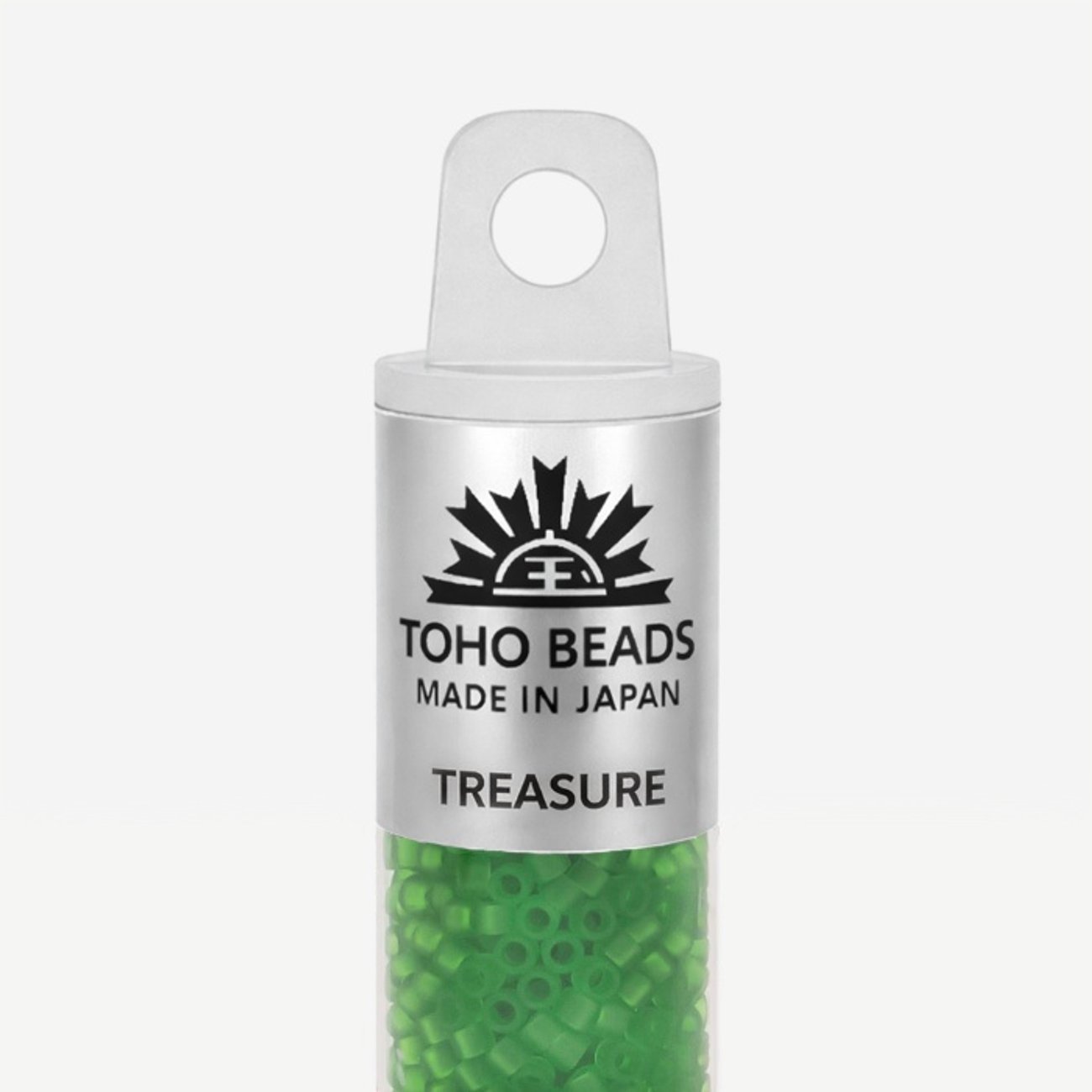 Японский бисер TOHO Treasure (№7F), прозрачный матовый