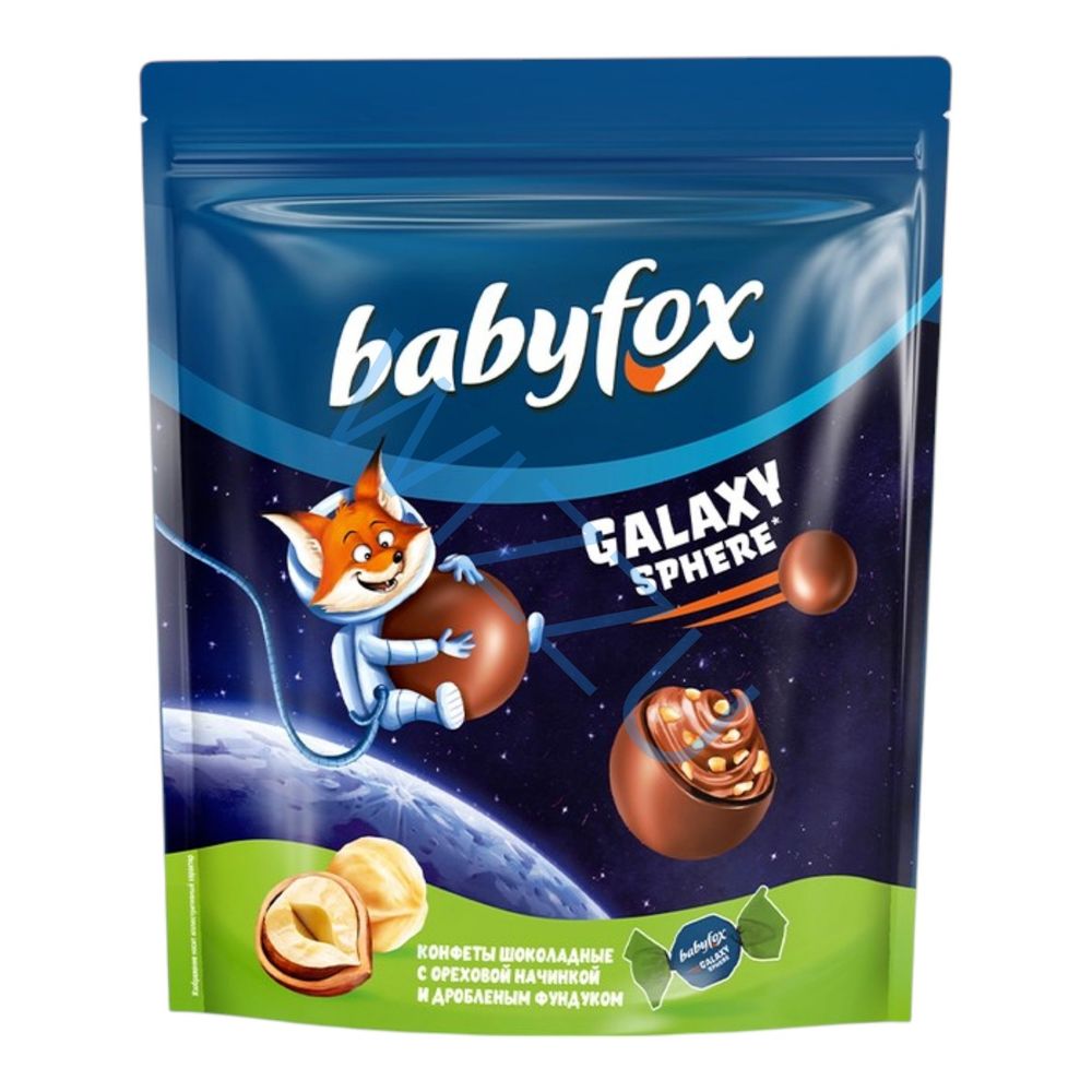 Конфеты Babyfox Galaxy с ореховой начинкой и дробленым фундуком, 500 г