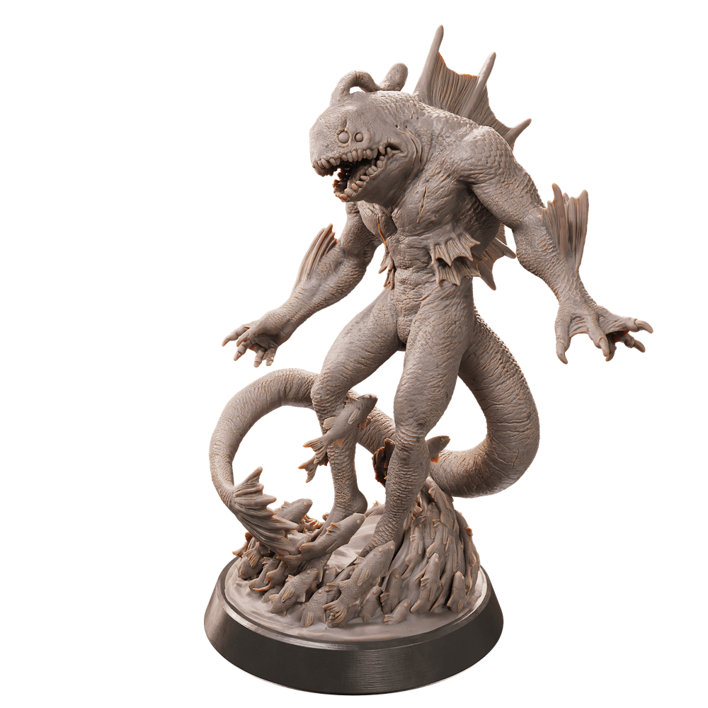 Завистливая буря Envious Tempest Миниатюры 32-56-75мм (Нет / 75mm / Abyssal Merrow)