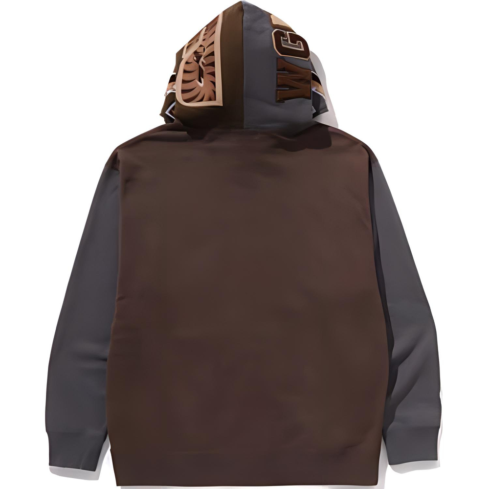 A Bathing Ape Bathing Ape Shark Zip Up Худи коричневый