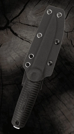Нож HOT Knife North S Black (9Cr18MoV, Black Rubber, Kydex)