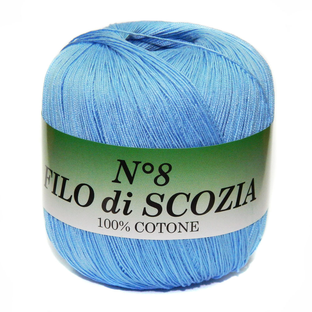 Пряжа Filo Di Scozia №8 50г, 340м, 100%мерсеризованный хлопок (цена за 1 шт)