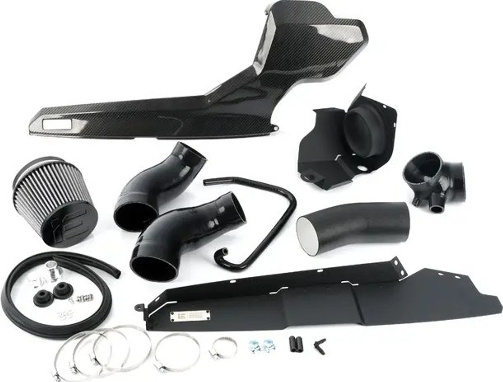 Система холодного впуска IE VW/Audi/Seat/Skoda Cupra 1.8/2.0 TSI EA888 MQB Cold Air Intake - With Carbon Fiber Lid (фильтр с пропиткой)