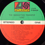 The Manhattan Transfer ‎– Live (Япония 1981г.)