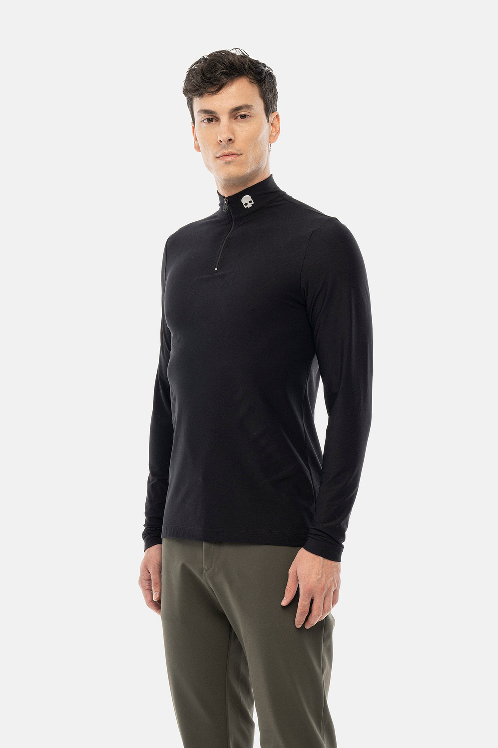 Флиска HYDROGEN BASIC ZIPPED ROLL NECK LS (GU0001-007)