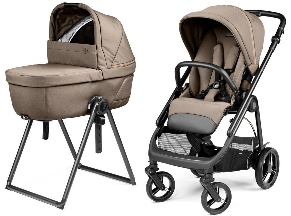 Коляска Peg Perego Veloce New Belvedere 2 в 1 Pine Bark