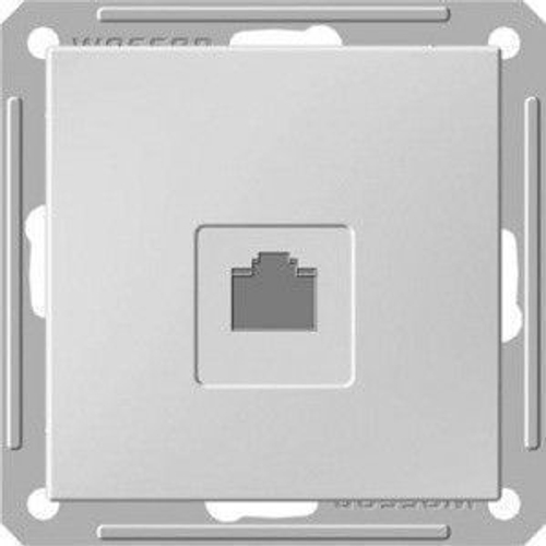 Розетка компьютерная RJ45 категория 5E с/у, механизм W59 матовый хром Schneider Electric