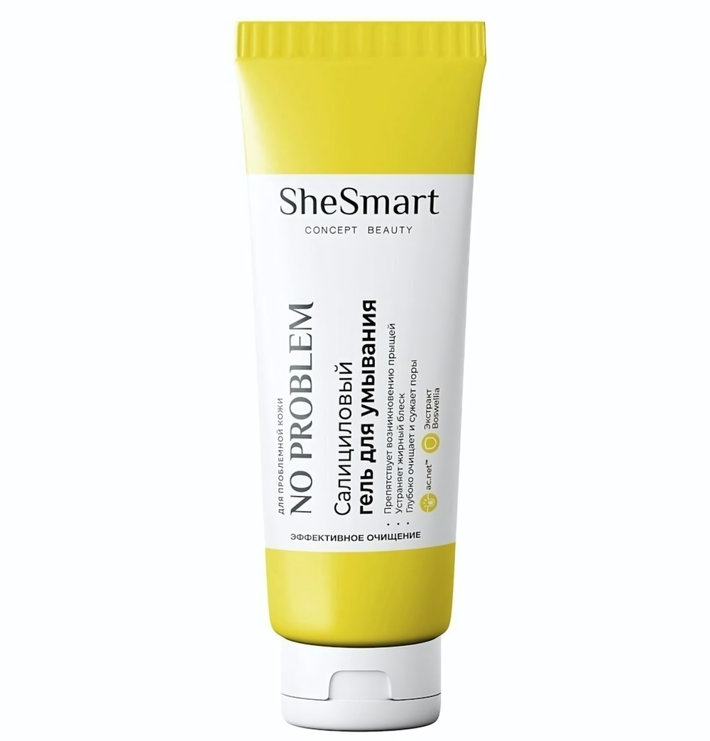 Салициловый гель для умывания SheSmart - 100 мл.