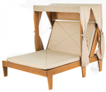 Шезлонг-лежак деревянный с матрасом детский Tagliamento Vendy