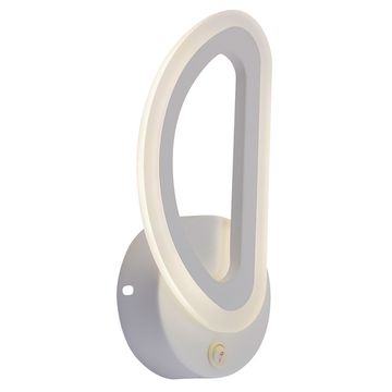Светодиодный накладной светильник 12W 3000К-6000К 9806/1W WHT белый Profit Light