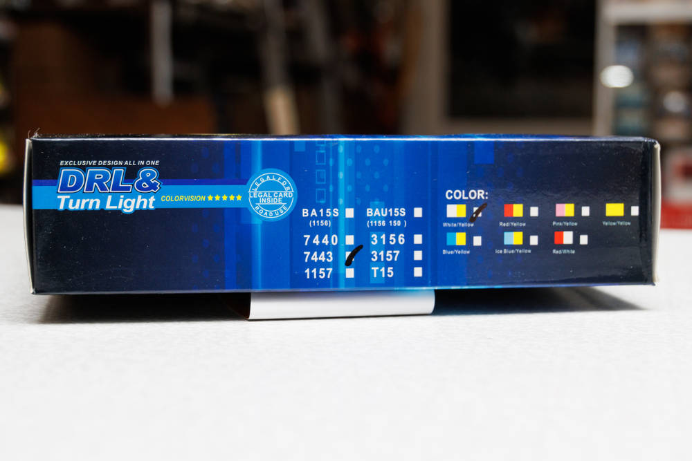 LED DRL в поворотник W21W (7440)