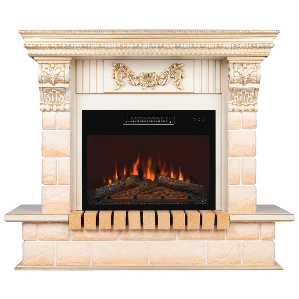 Каминокомплект Real Flame Gracia 24/25,5 WT с очагом Kendal 24