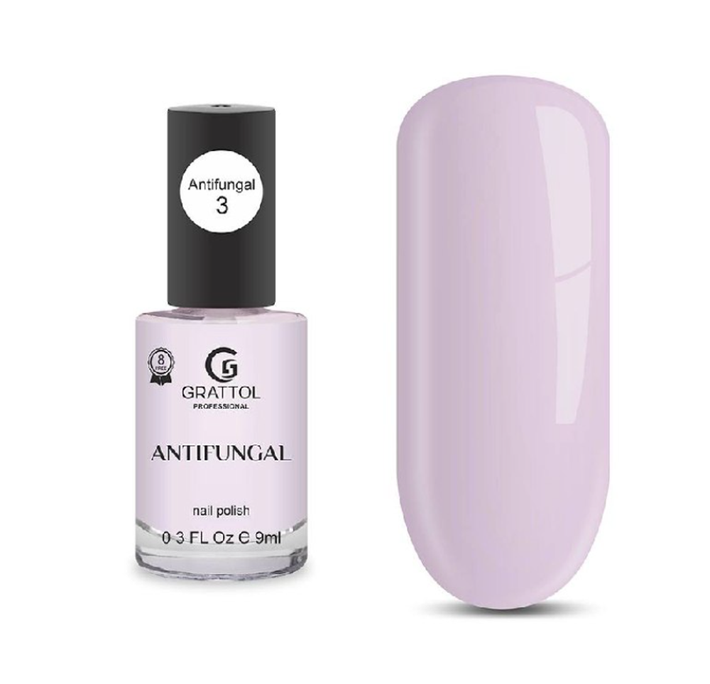Grattol Antifungal Лак для ногтей от грибка и онихолизиса 03, 12мл