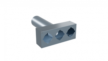 Flexag PWP-125/90x3 пленум вентиляционный прямой, D125, на 3 выxода, L=300 мм